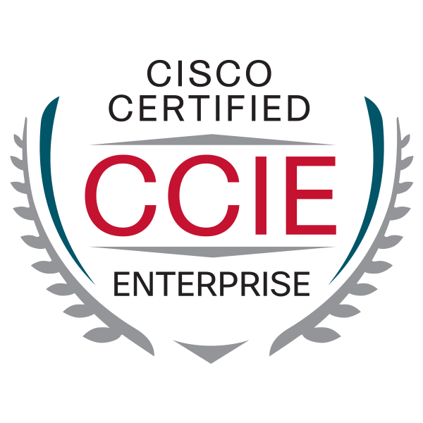 Official logo of Cisco Certified Internetworking Enterprise Certification