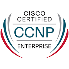 Official logo of Cisco Certified Networking Professional Enterprise Certification