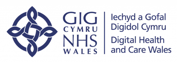 Logo of Digital Health and Care Wales, a Welsh healthcare board