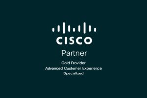 WhiteSpider are Cisco advanced customer experience specialised logo badge
