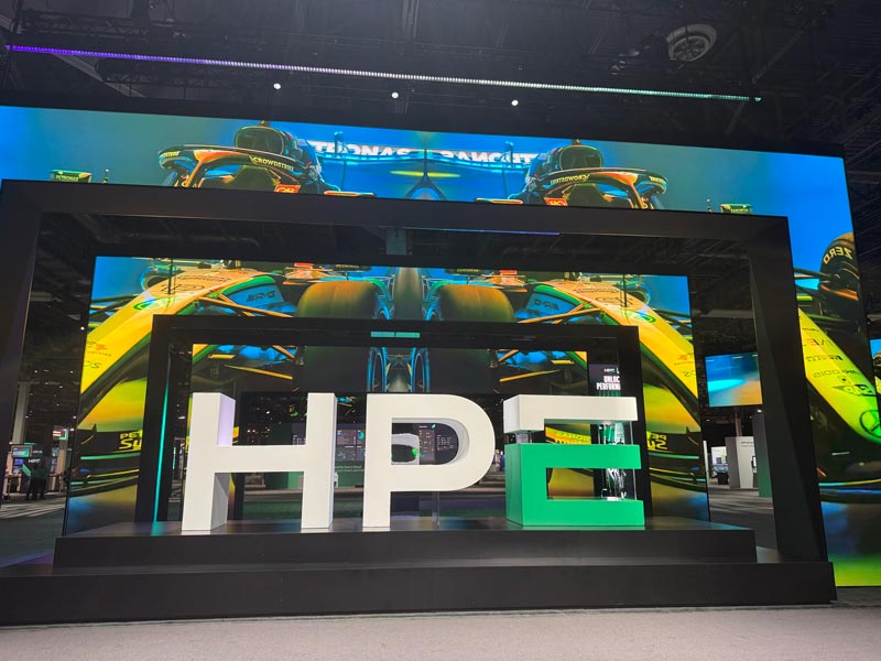 HPE Discover expo hall